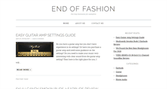 Desktop Screenshot of endoffashion.com